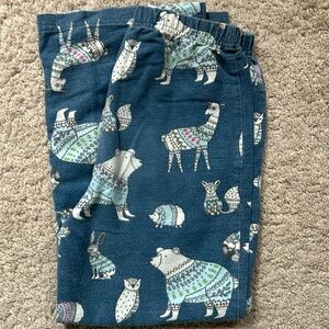 Garnet Hill Kids Cotton Flannel Pajama Pants M